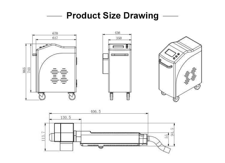 mini laser glass printing machine