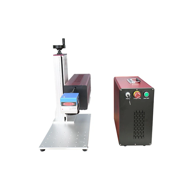 CO2 Laser Black Red Type 30W Laser Marking Machine For Plastic