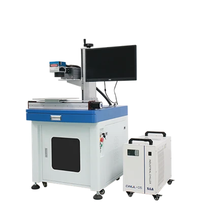 Khoom noj khoom haus ntim ua txee hom UV Laser Marking Tshuab Rau Yas Marking