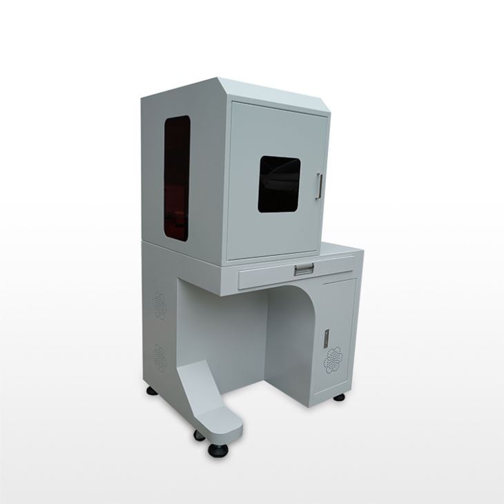 MRJ 30W Fiber Laser npav tshuab nrog tas Enclosed txee rau hom