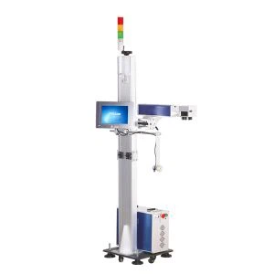 Kev kub ceev Flowline Laser Marking Tshuab rau Packing