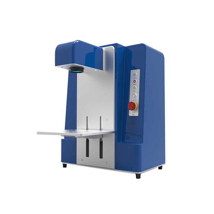 Blue Color 30W Fiber Laser Engraver For Metal