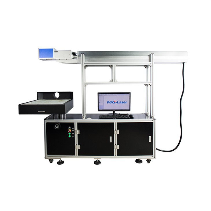 CO2 Loj Scan Field Laser Marking Tshuab Rau Roj Hmab
