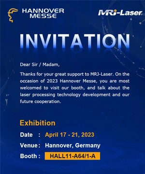 MRJ Laser nthuav qhia Laser Machine ntawm Hannover Messe 2023