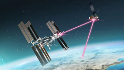 NASA los ua kom pom kev sib txuas lus Laser ntawm Chaw Nres Tsheb Kom Txhim K...